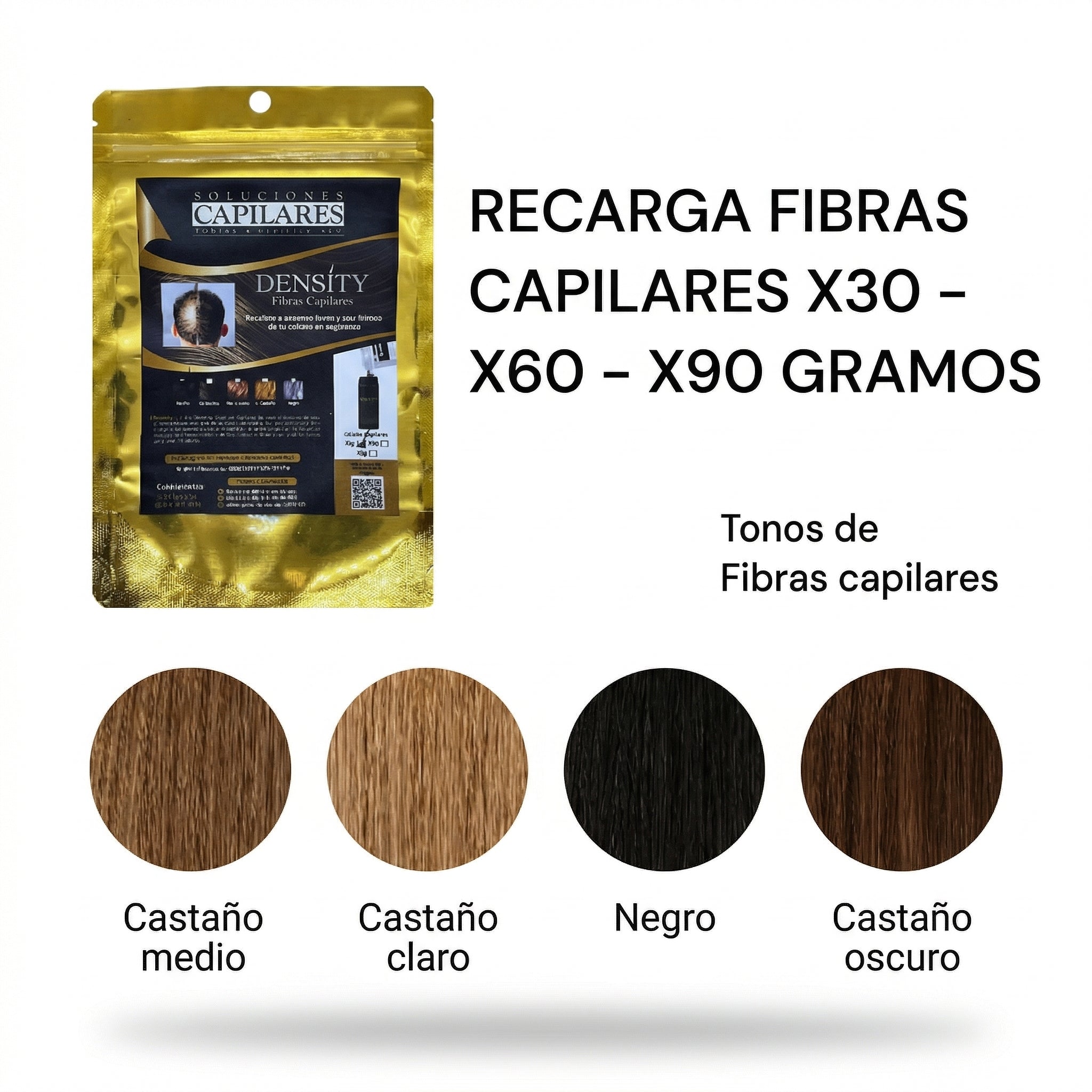 RECARGA DE FIBRA CAPILAR X 30 GMS - SOLUCIONES CAPILARESRECARGA DE FIBRA CAPILAR X 30 GMSSOLUCIONES CAPILARESFisico