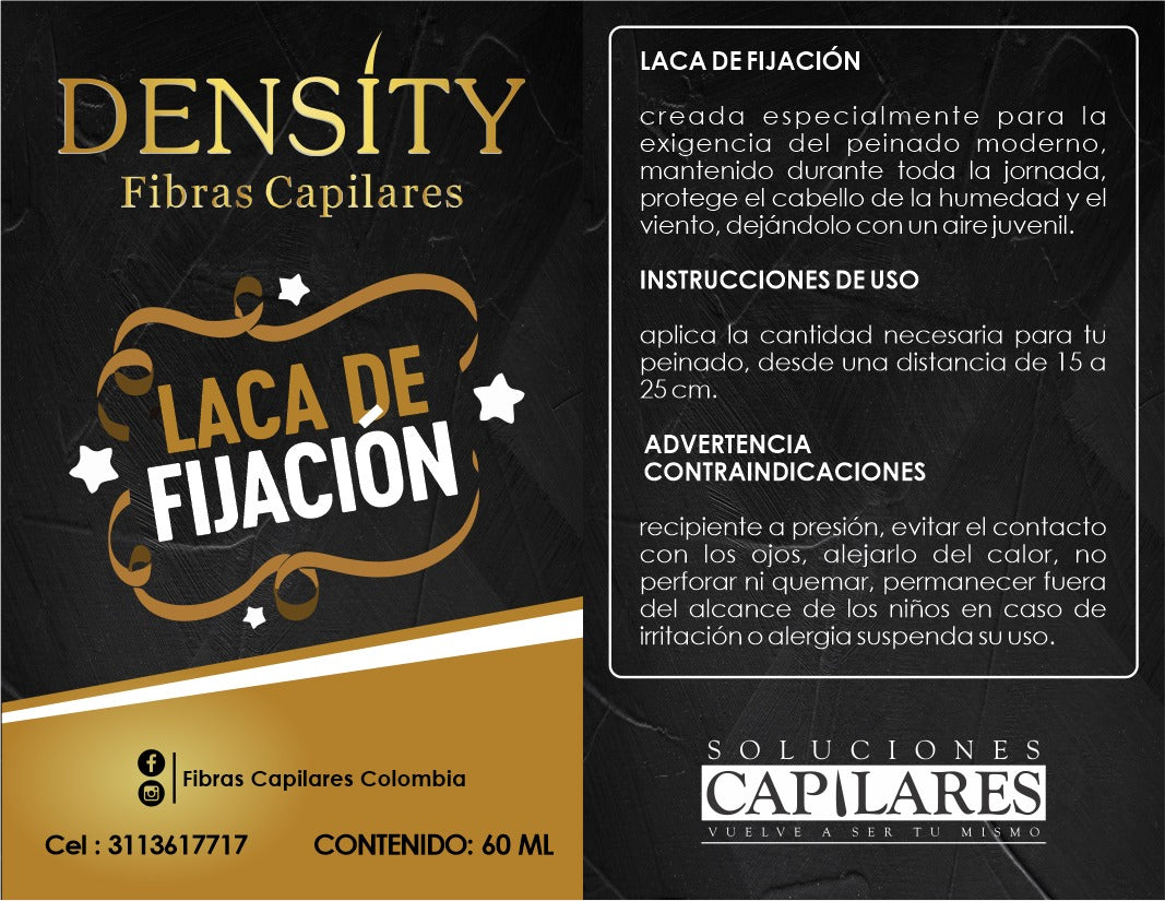 Laca De Fijacion Density X 60 ml