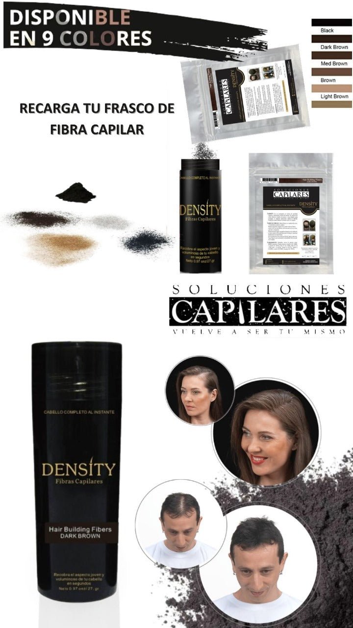 RECARGA DE FIBRA CAPILAR X 90 GR - SOLUCIONES CAPILARESRECARGA DE FIBRA CAPILAR X 90 GRSOLUCIONES CAPILARESFisico