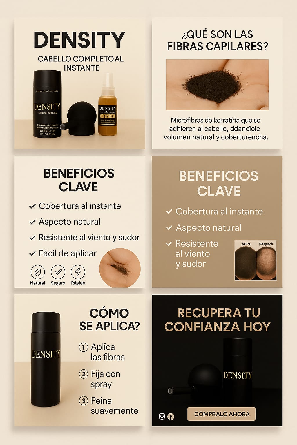 RECARGA DE FIBRA CAPILAR X 90 GR - SOLUCIONES CAPILARESRECARGA DE FIBRA CAPILAR X 90 GRSOLUCIONES CAPILARESFisico