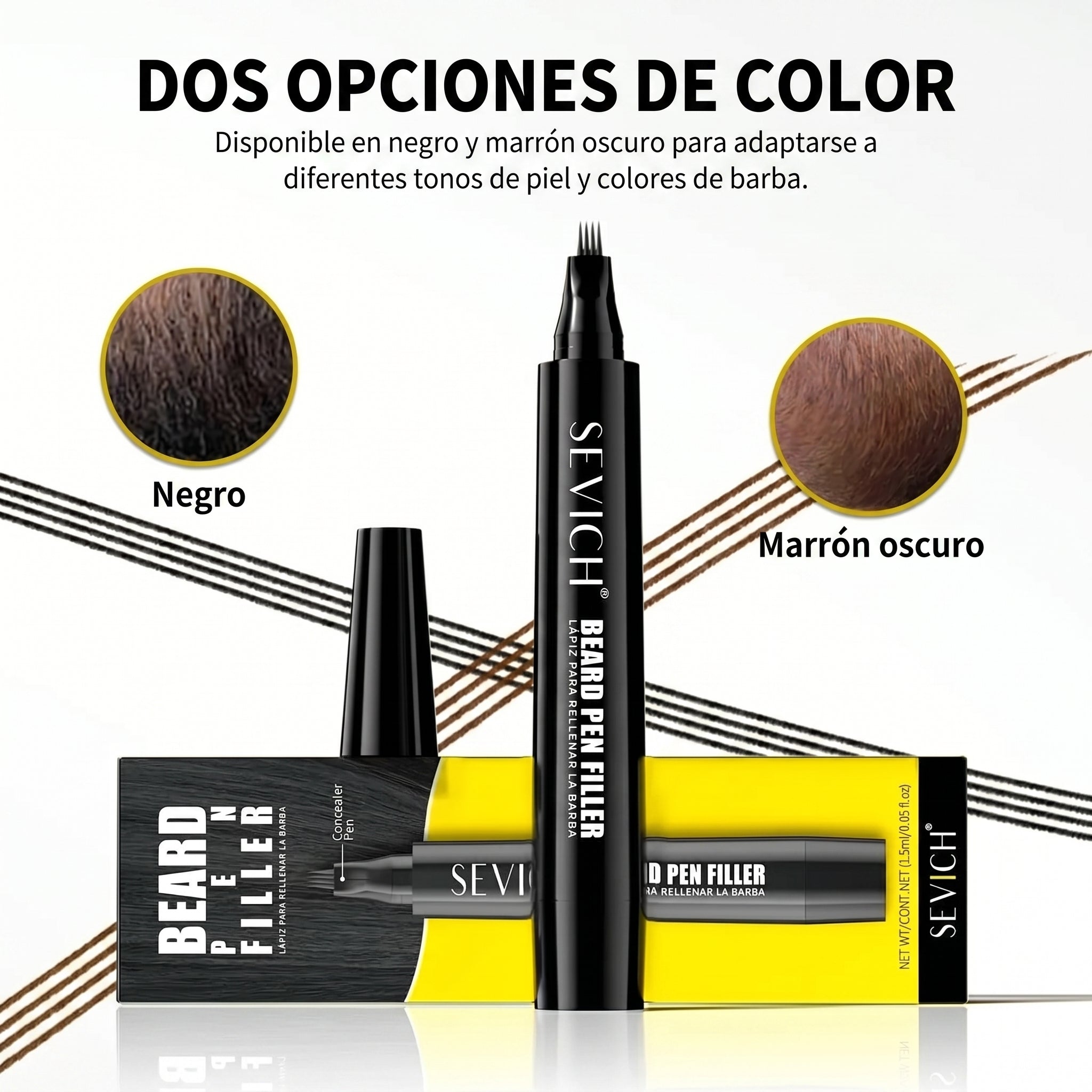LAPIZ RELLENADOR DE BARBA RESISTENTE
